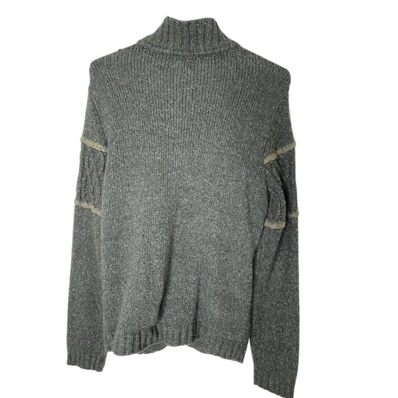 Royal Robbins M Wool-Blend Zip Cardigan Jacket Grandpa Sweater Vintage - Picture 3 of 8